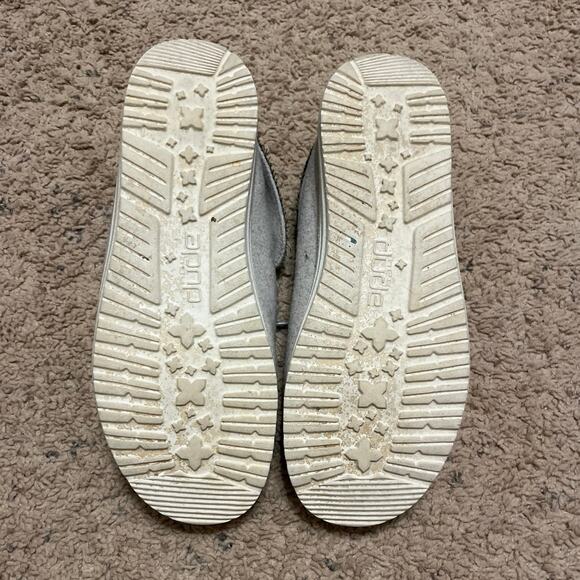 Hey Dude Brit Gray Cheetah Lightweight Casual Slip On Shoe Sz 6 Sneaker Comfort - Picture 4 of 8